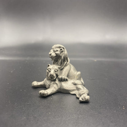 Vintage Hudson Pewter Noah's Ark Pride of Lions (1981)