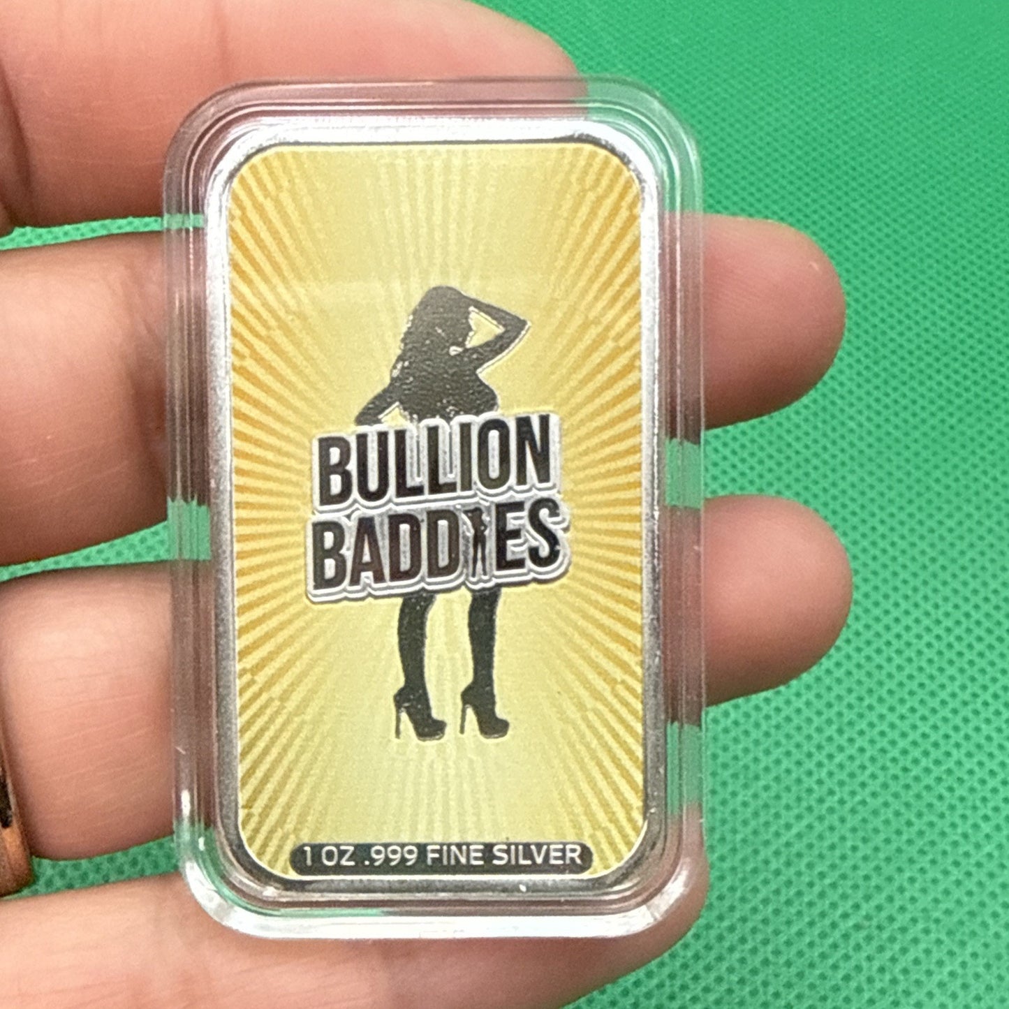 Bullion Baddies Series 7 Backstage Seduction Cashmere Kira 1 oz Silver Bar