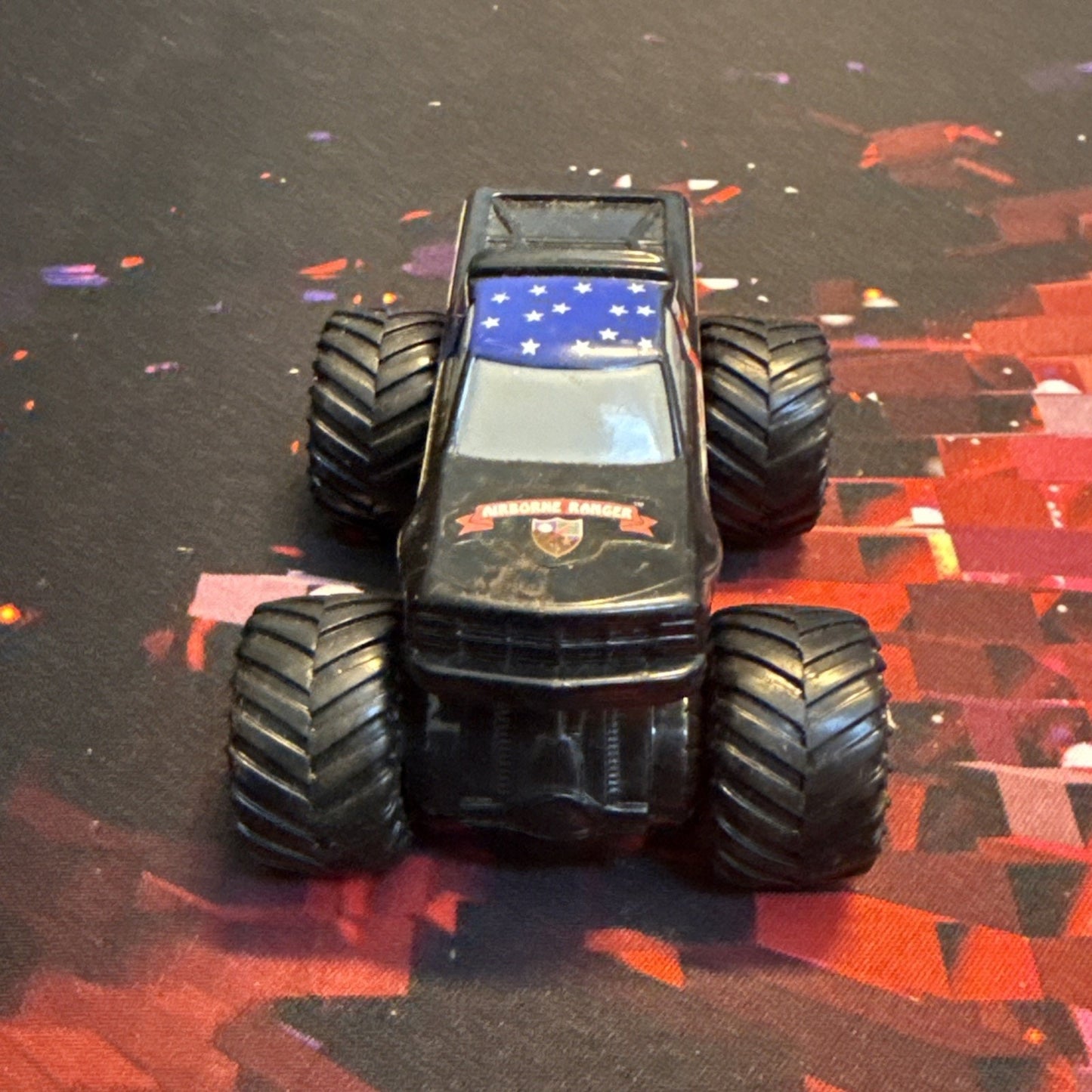 SFX Motorsports Airborne Ranger Mini MONSTER TRUCK Pull Back Action 2002 Plastic