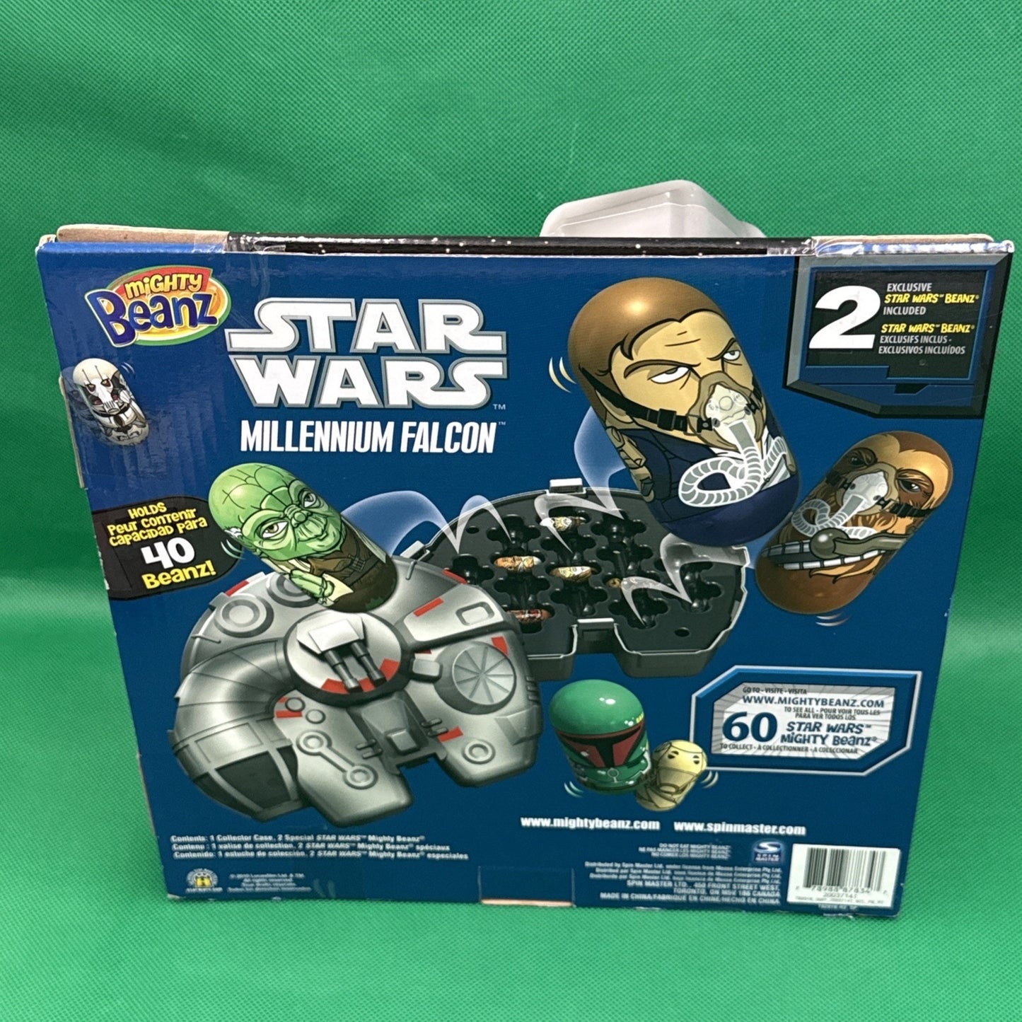 NEW MIGHTY BEANZ STAR WARS MILLENNIUM FALCON + EXCLUSIVE CHEWBACCA & HAN SOLO