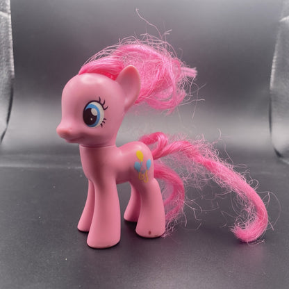 My Little Pony Pinkie Pie Shimmer Hair G4 2010 MLP 3” Figure Hasbro
