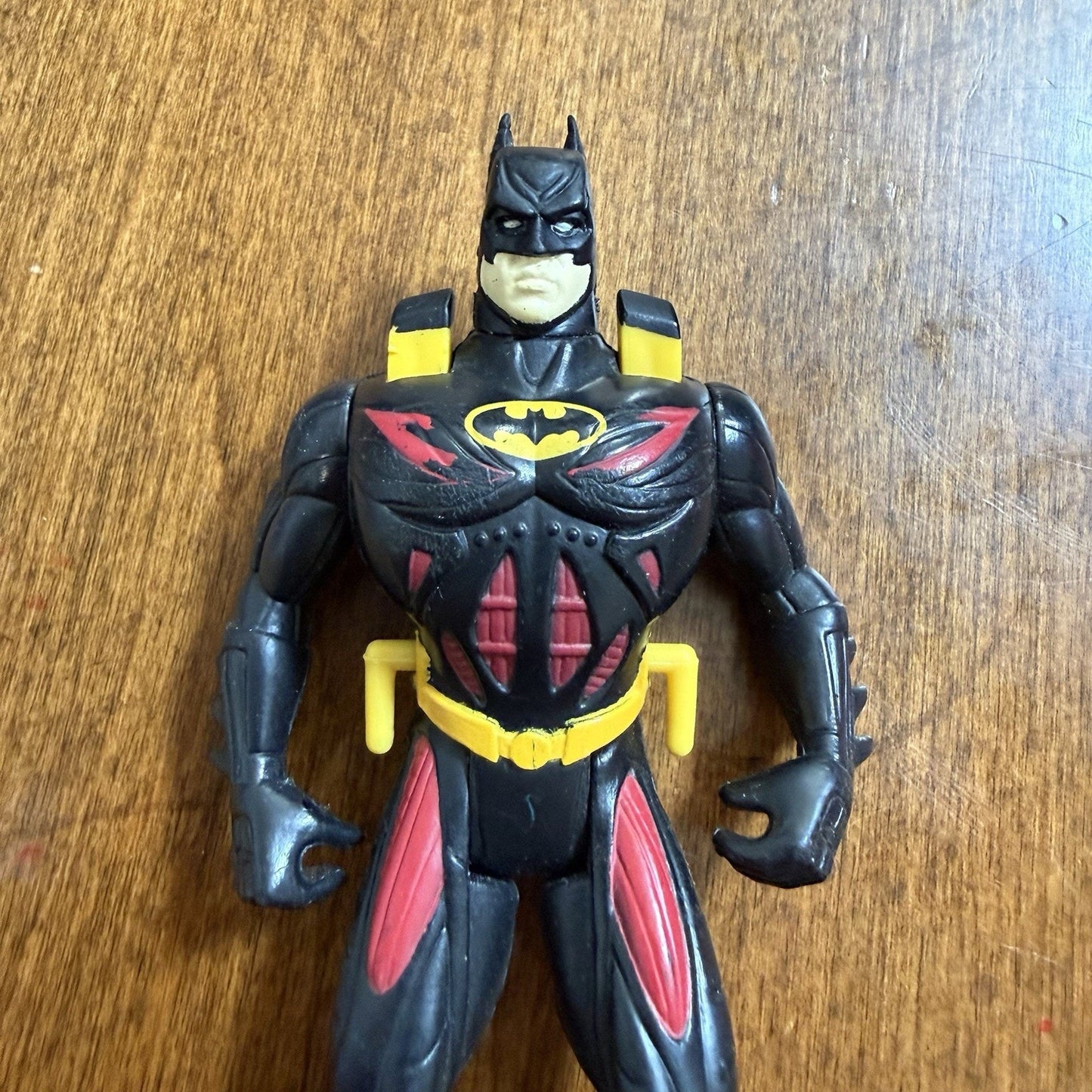 Batman 1995 DC Comics Kenner Black and Red Action Figure 5” Tall