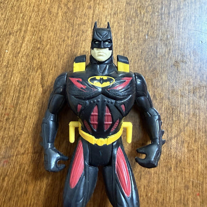 Batman 1995 DC Comics Kenner Black and Red Action Figure 5” Tall