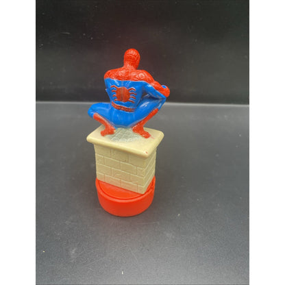 VTG Marvel Comics Spiderman Figural pvc stamper figure great molding NM+