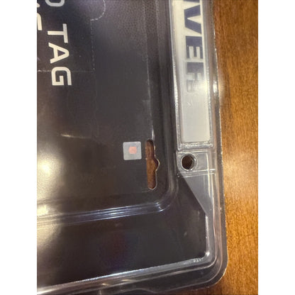 Brand New NFL Denver Broncos Full Size Chrome License Plate Frame