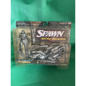 Spawn Nitro Riders Green Vapor Gold Action Figure McFarlane Series 16 New 1999