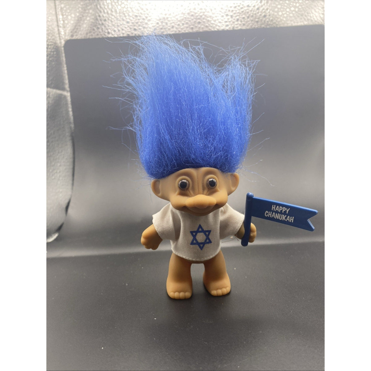 HAPPY CHANUKAH BOY - 3" Russ Troll Doll