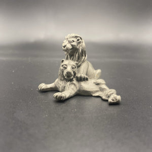 Vintage Hudson Pewter Noah's Ark Pride of Lions (1981)