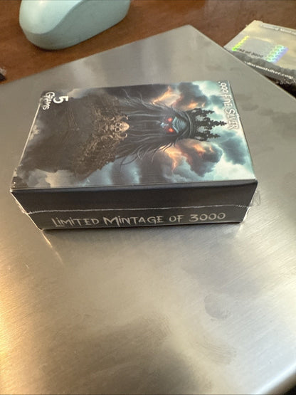 5 Gram SILVER Skull Pirate Ship Pan Silver - toyscardscomics