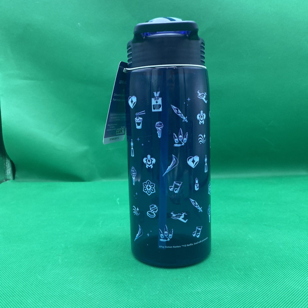 Zak Designs K-Pop Demon Hunters Huntrix 25oz Plastic Bottle Dishwasher Safe Lock