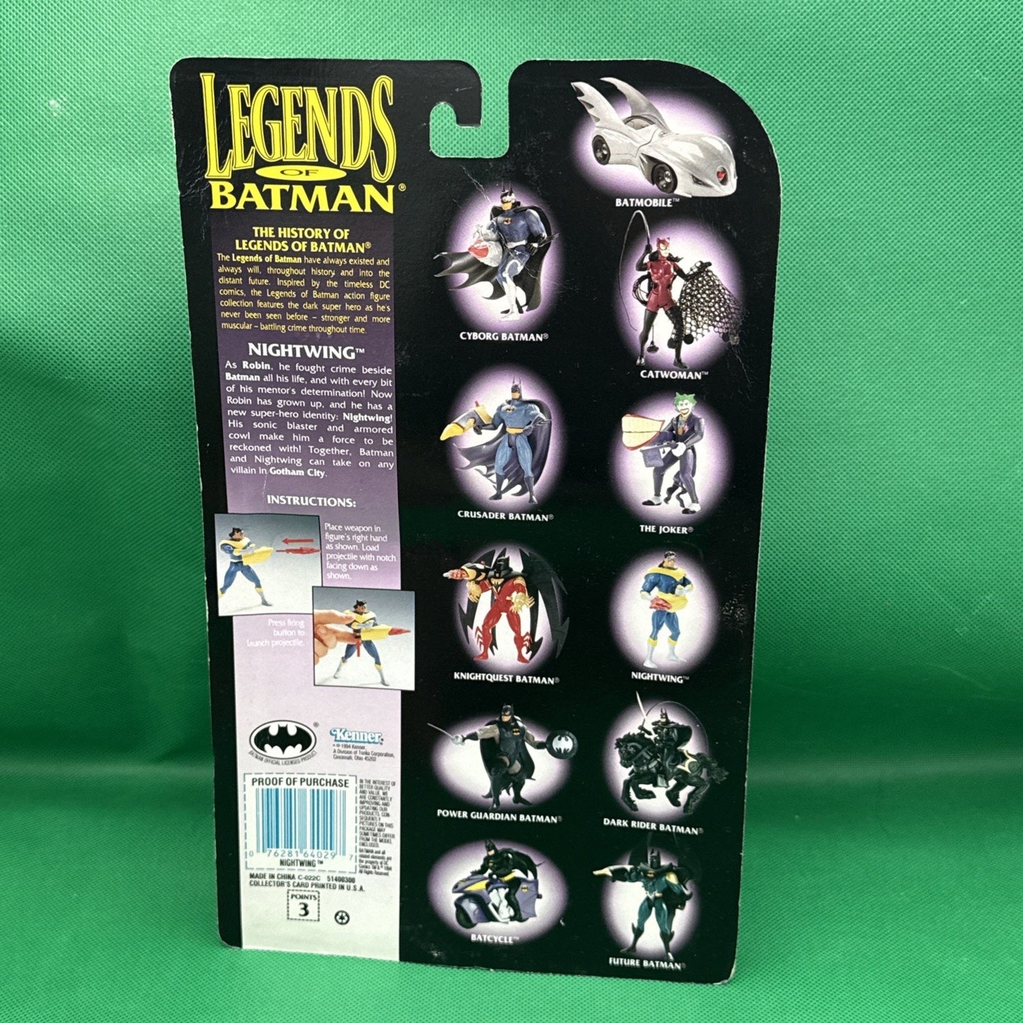 Robin Has Become Nightwing Action Figure 1994 Kenner Legends Of Batman NEW