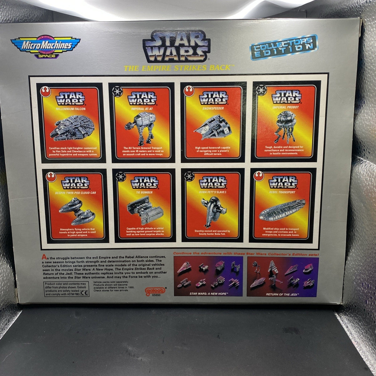 Micro Machines Star Wars Collectors Edition Empire Strikes Back Vehicle Set