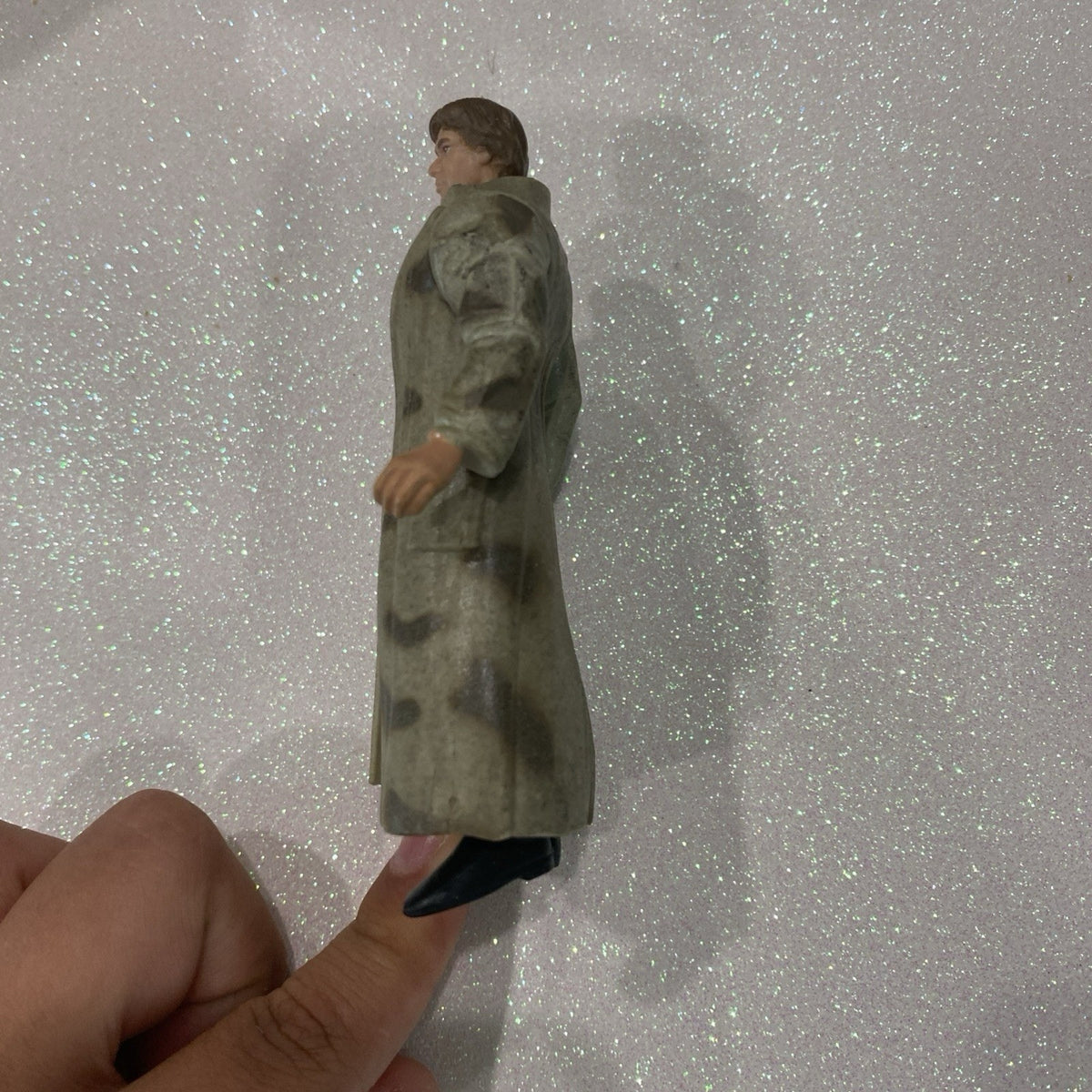 Kenner Star Wars Power of the Force 2 Han Solo 1997 Action Figure Trench Coat