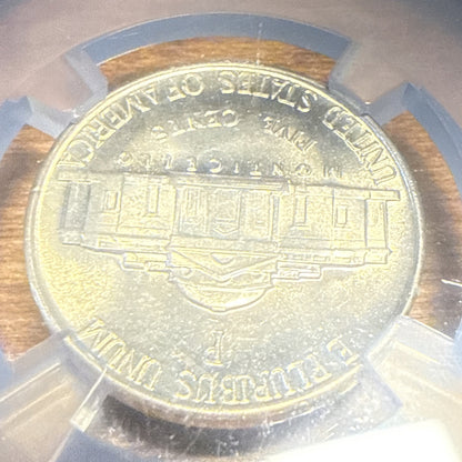 1942-P 5C Silver Jefferson Nickel NGC MS66 Purple Core
