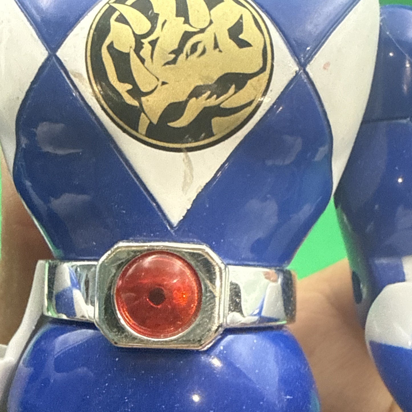 Vintage 1993 Mighty Morphin Power Rangers 8" Action Figure Blue Ranger Bandai
