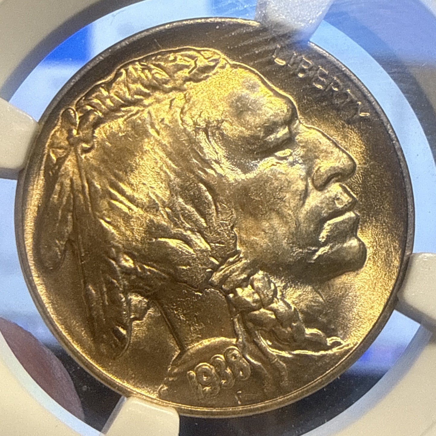 1938-D/S Buffalo Nickel - 5c NGC MS66 - Bullion Plus