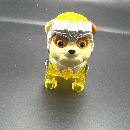 Paw Patrol The Movie Translucent Rubble Bulldozer 2.25" Mini Figure Toy PA12