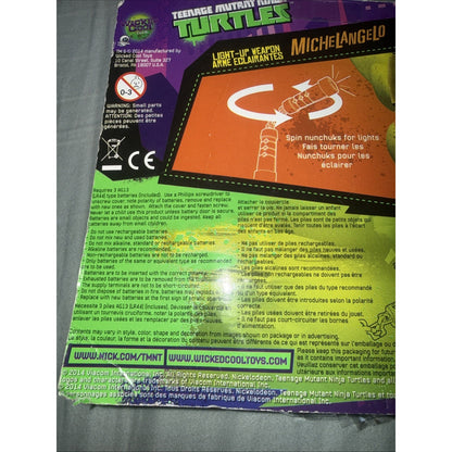 Teenage Mutant Ninja Turtles Light Up Weapon Michael Angelo 2014