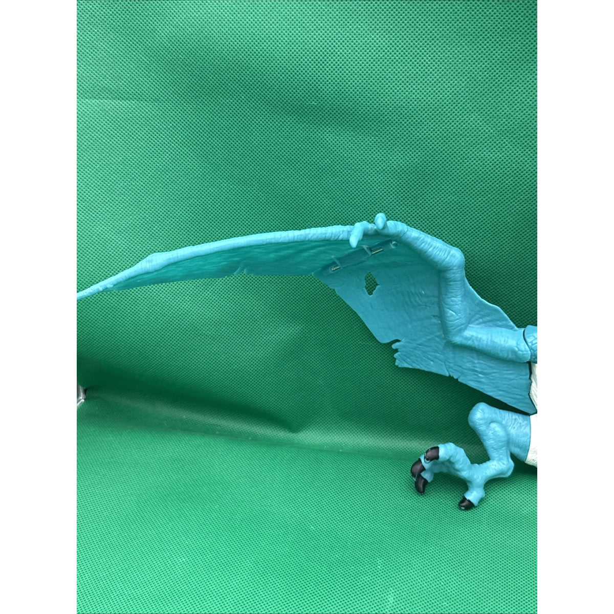 Blue & White Pteranodon Pterosaur Winged Flying Dinosaur Toy Figure