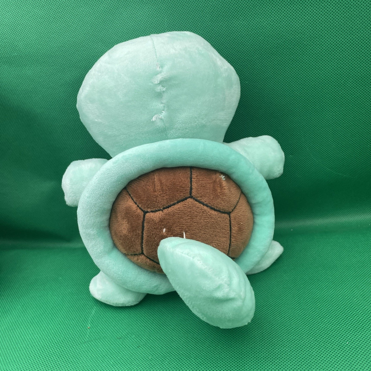 Pokemon Squirtle Turtle Plush Stuffed Animal With Stitches On Back Head