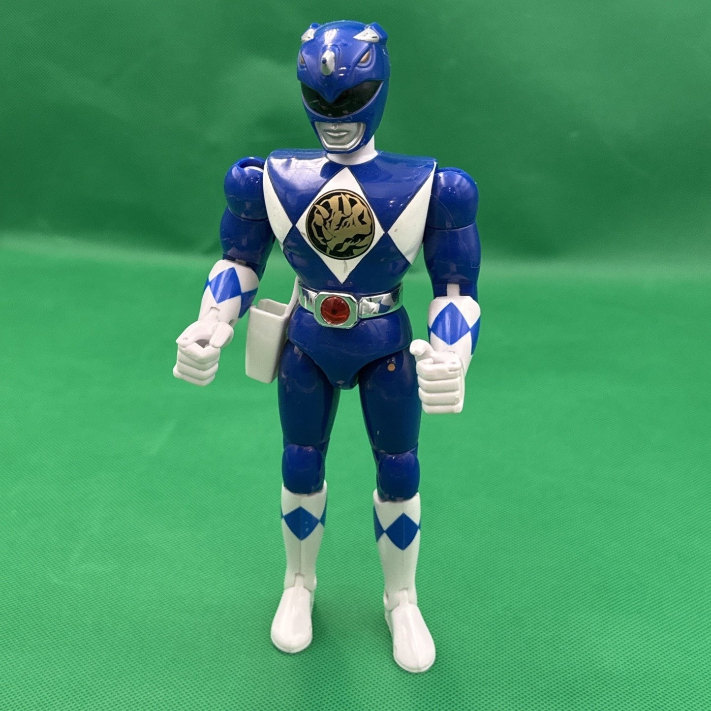 Vintage 1993 Mighty Morphin Power Rangers 8" Action Figure Blue Ranger Bandai