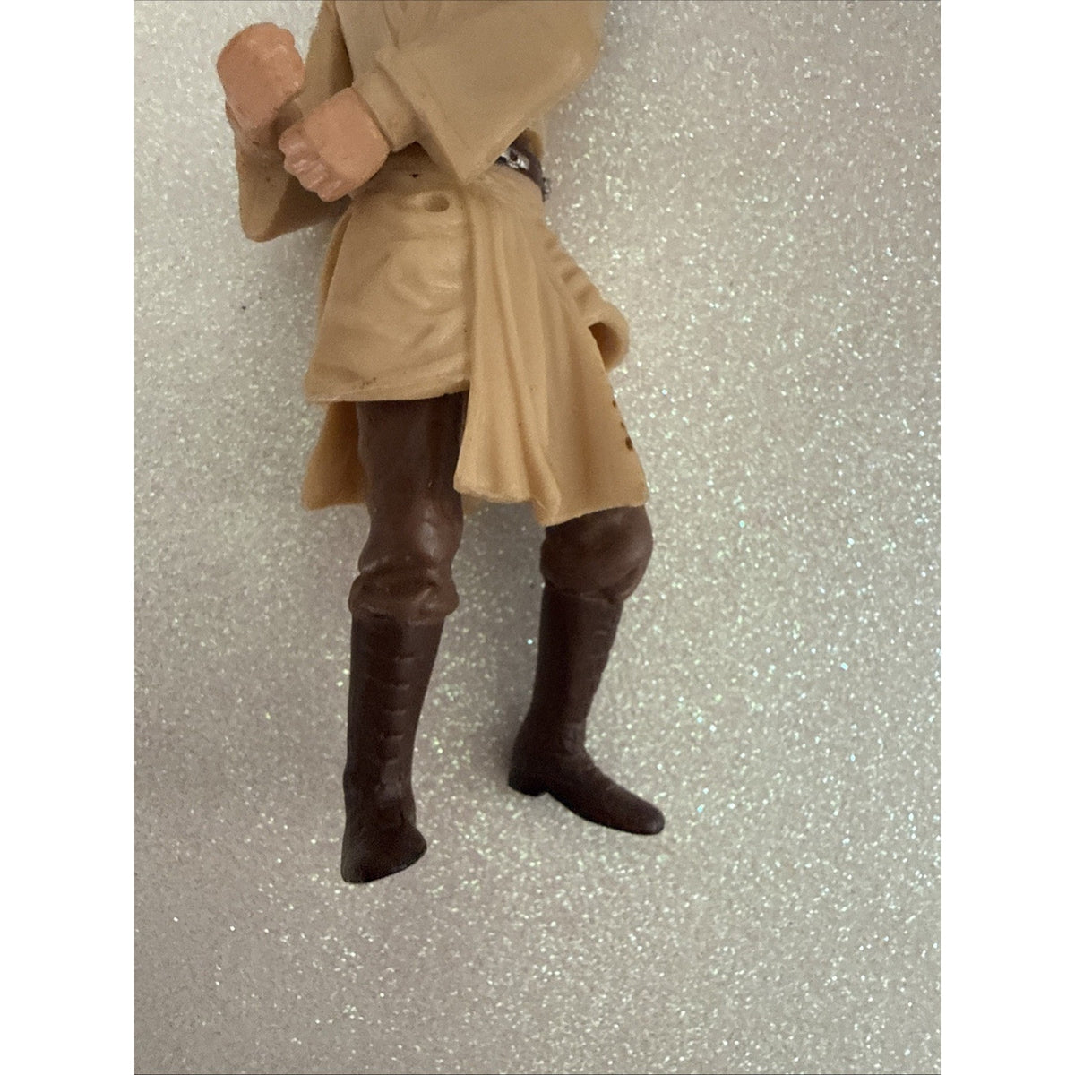 Star Wars Qui Gon Jinn 1998 Vintage Jedi Hero Hasbro Toy Liam Neeson 4" #33