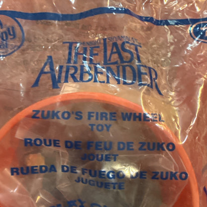 MCDONALDS HAPPY MEAL TOY 2010 THE LAST AIRBENDER ZUKO’S FIRE WHEEL #7 TOY