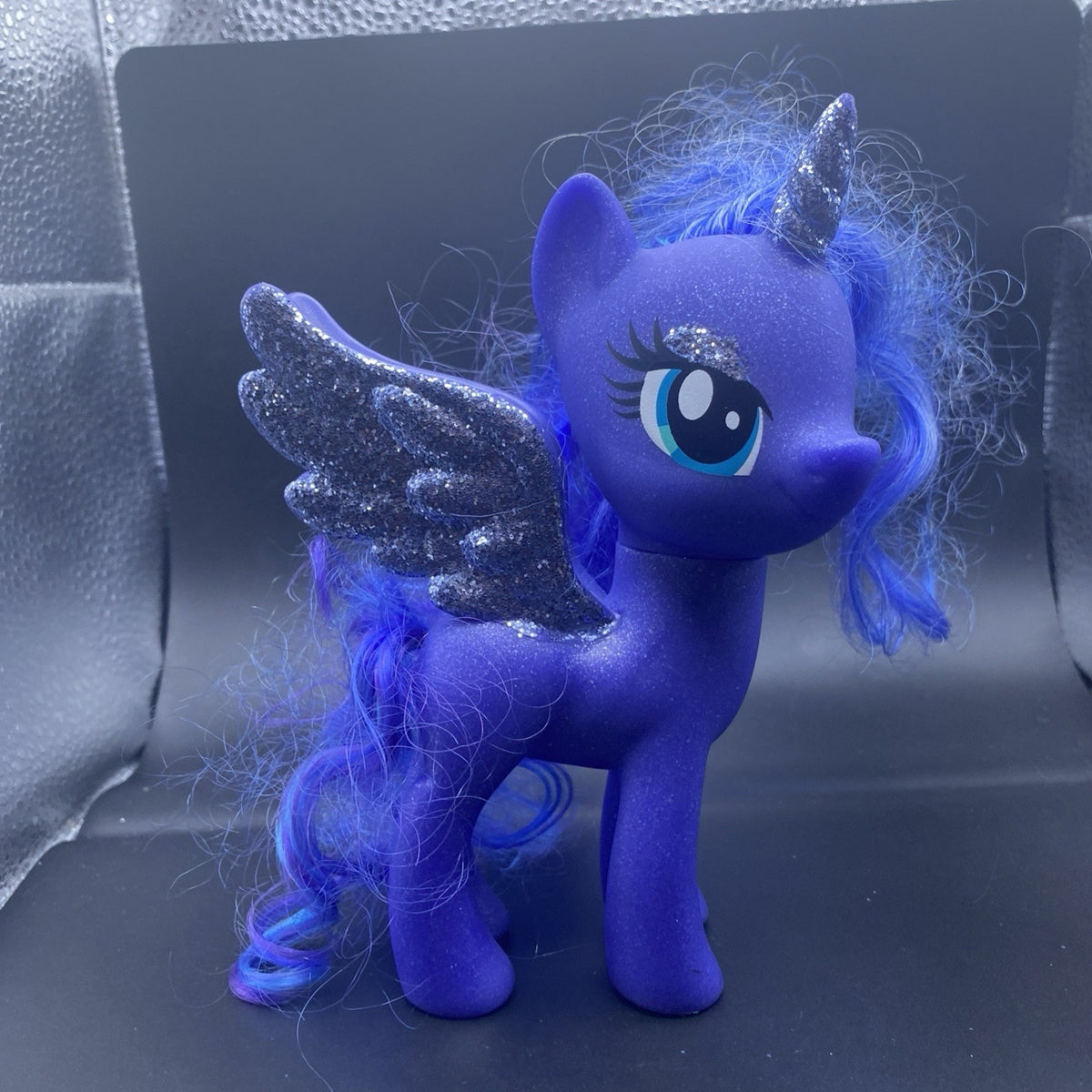 2016 My Little Pony 6.5" Princess Luna Nightmare Moon Glitter Wings Sparkle Y