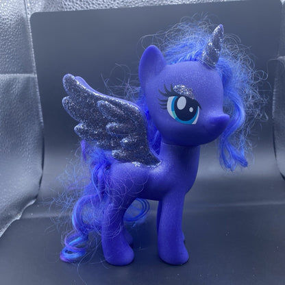 2016 My Little Pony 6.5" Princess Luna Nightmare Moon Glitter Wings Sparkle Y