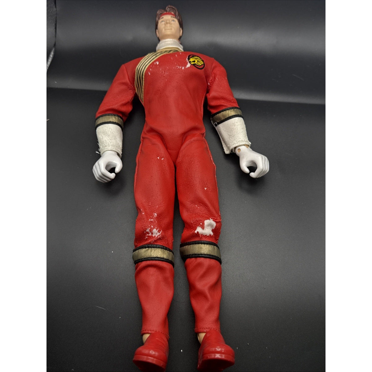 Red Power Ranger 12” Action Figure Bandai 2001 Working Sound
