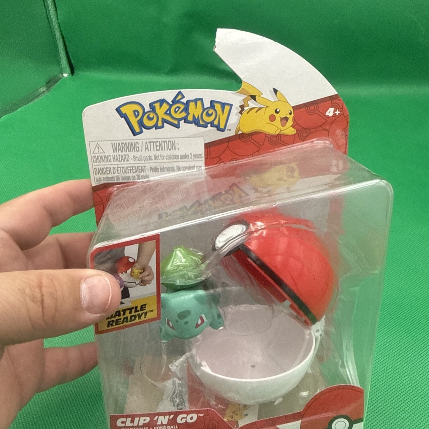 Pokemon Clip 'N' Go Bulbasaur with Poke Ball