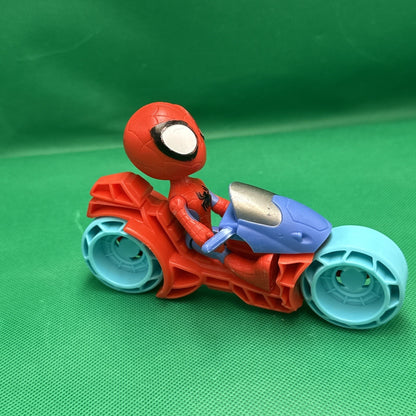 Spidey and His Amazing Friends Figure on Motorcycle