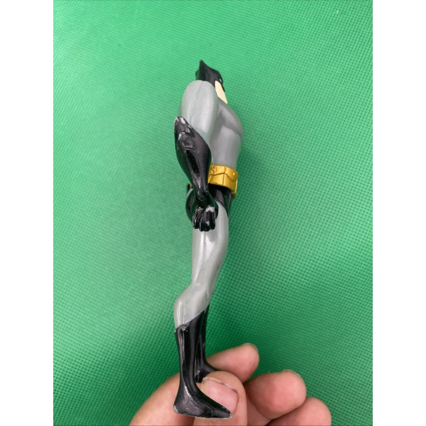 Batman 1998 The Animated Series Batman Gray Black Mattel Figure No Cape