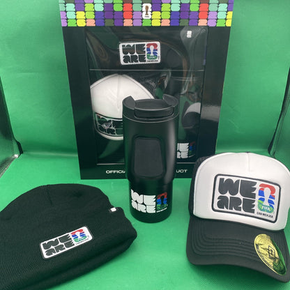 2026 FIFA World Cup Trucker Hat Beanie Water Bottle 3-Piece Gift Set NEW