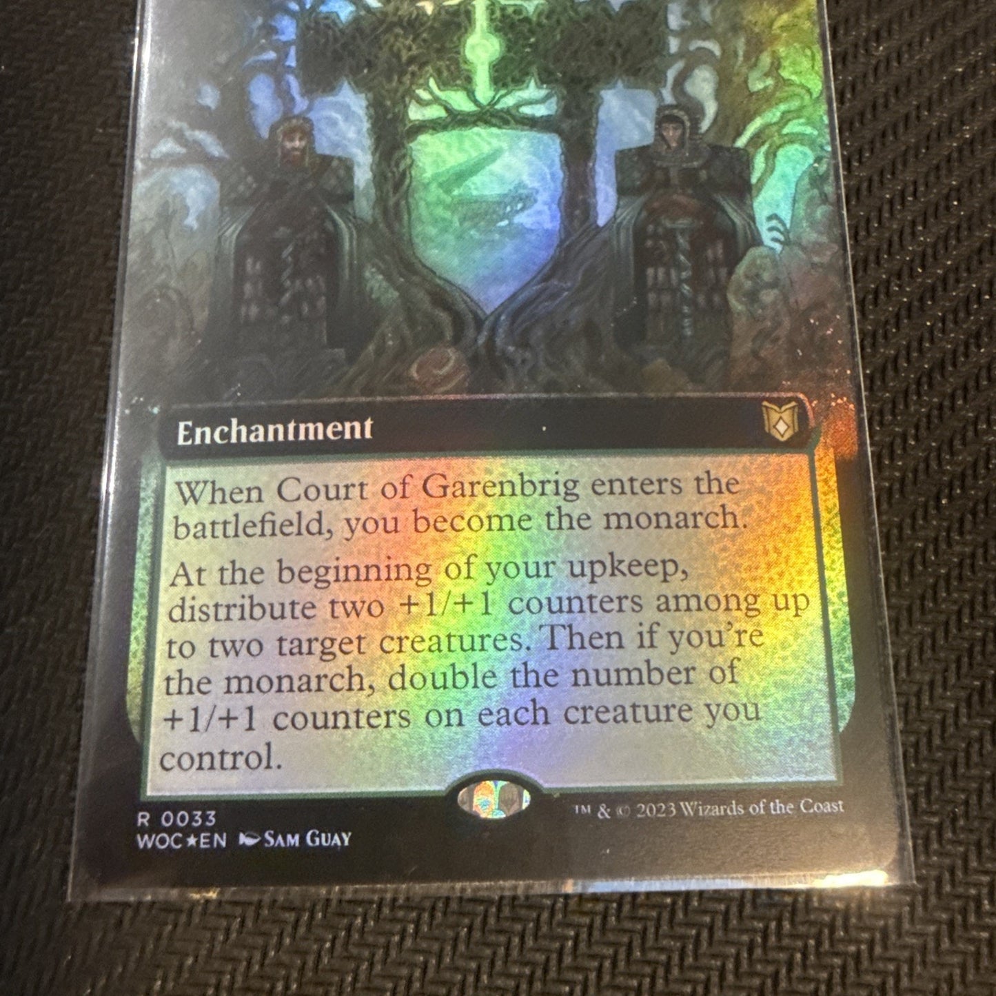 1x Court of Garenbrig FOIL (Extended) - NM - Commander: Wilds of Eldraine - 33