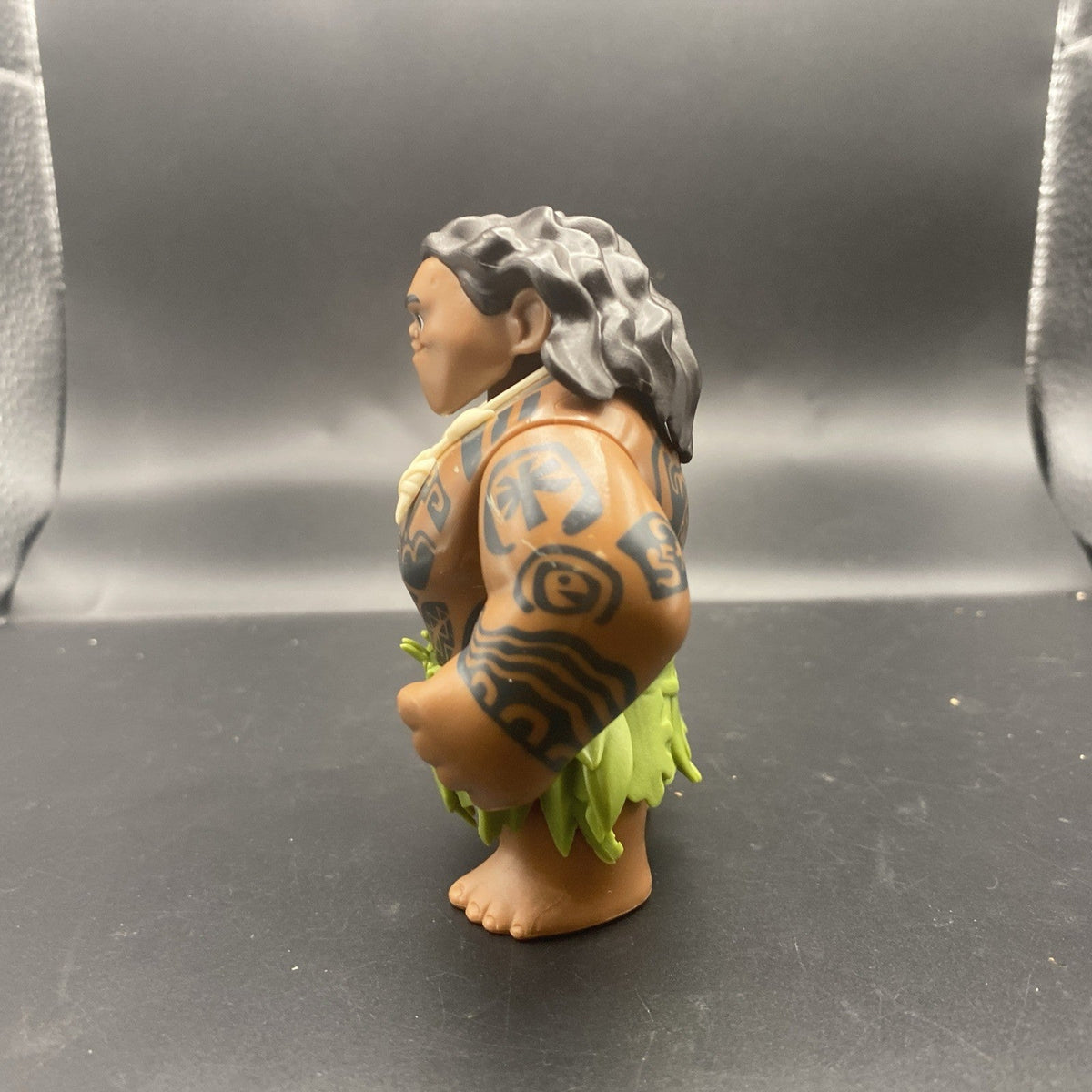 2016 Hasbro Disney 4” MAUI DEMIGOD Moana Movie figure cake topper HTF Hawaii