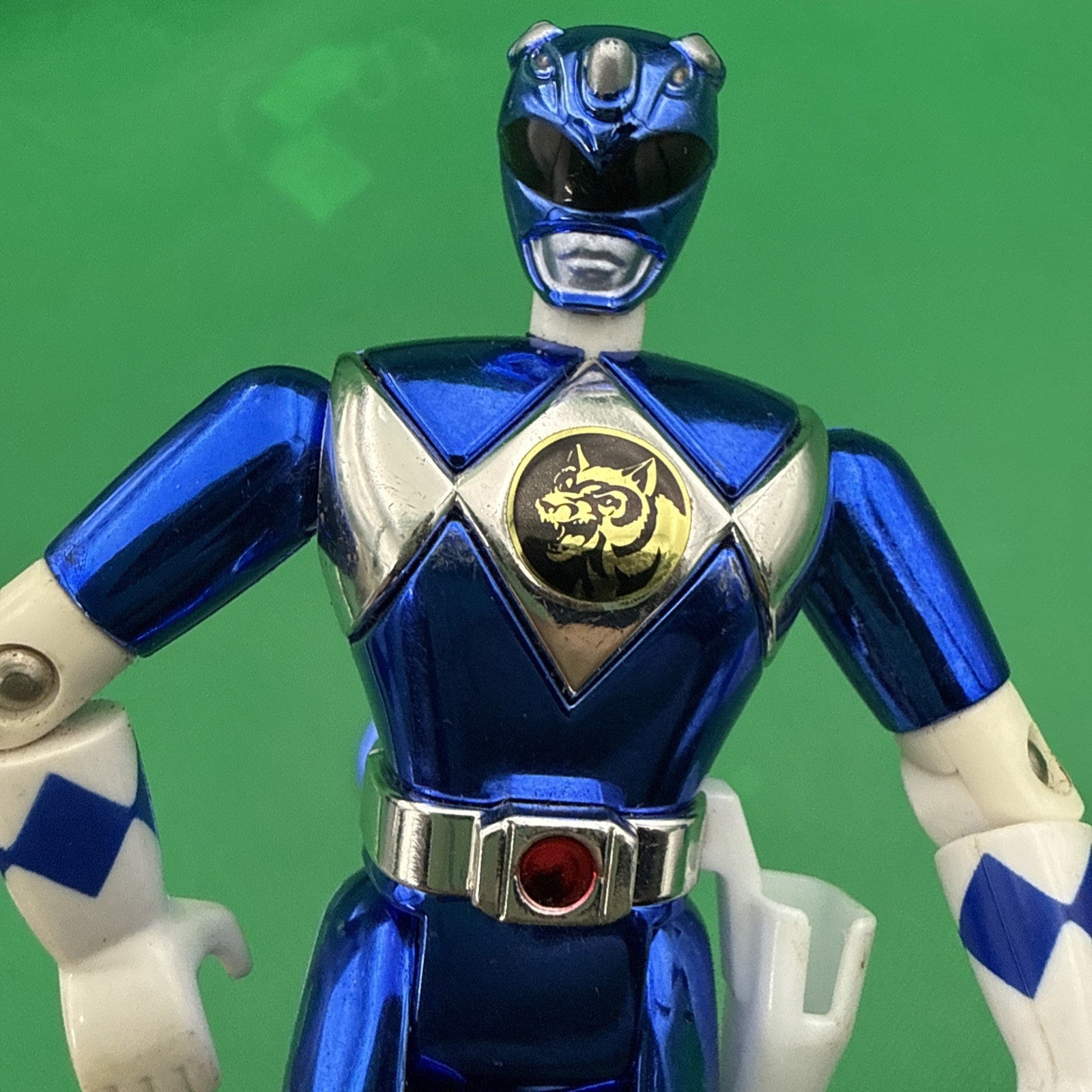 Vintage 1995 Bandai Power Rangers Movie, Blue Ranger, 5.5" figure