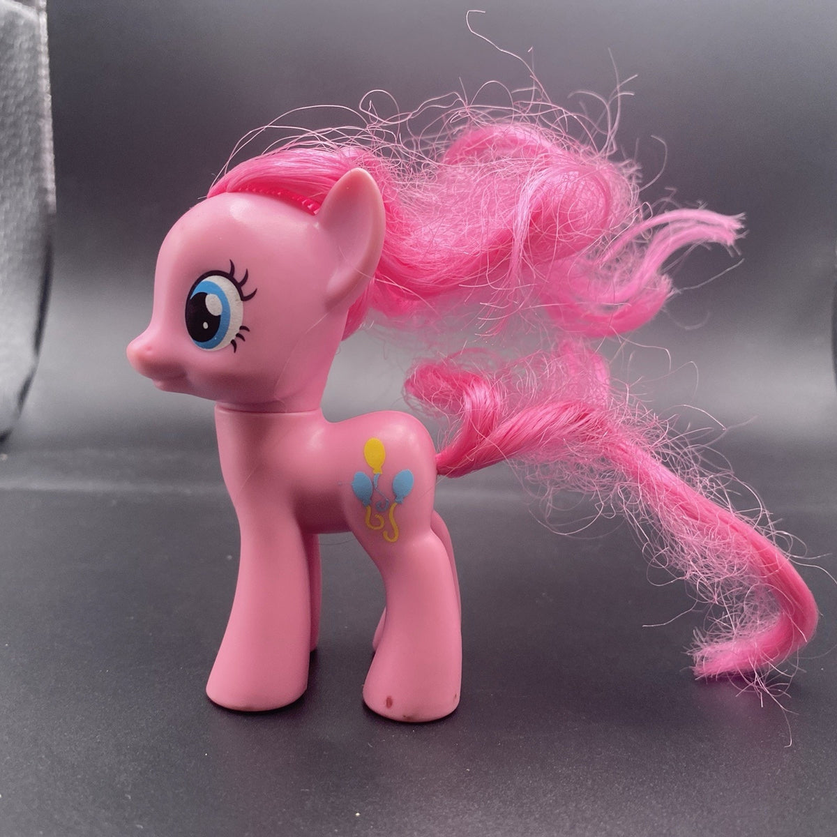My Little Pony Pinkie Pie Shimmer Hair G4 2010 MLP 3” Figure Hasbro