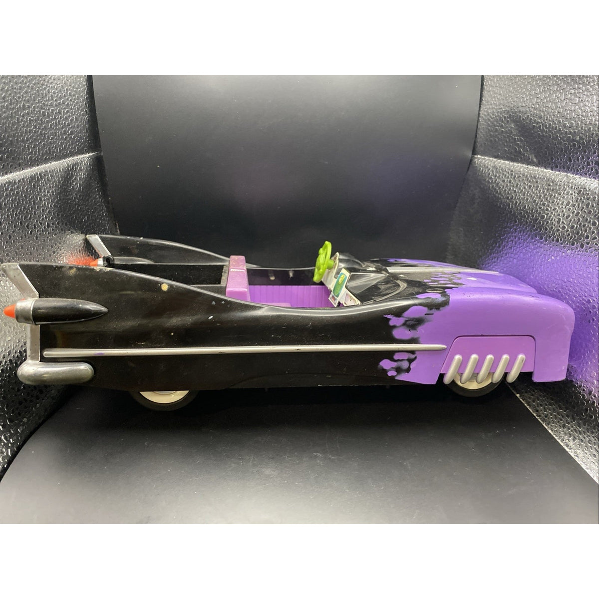 Vintage 1989 Playmates Teenage Mutant Ninja Turtles Foot Cruiser Car Incomplete