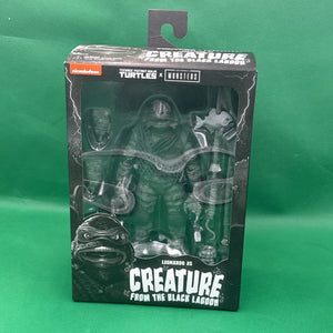 Universal Monsters TMNT Black White Leonardo as the Creature From Black Lagoon