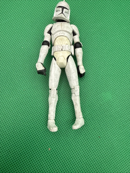 Clone Trooper Star Wars Clone Wars Classic White Animated Dirty(Vintage, Action