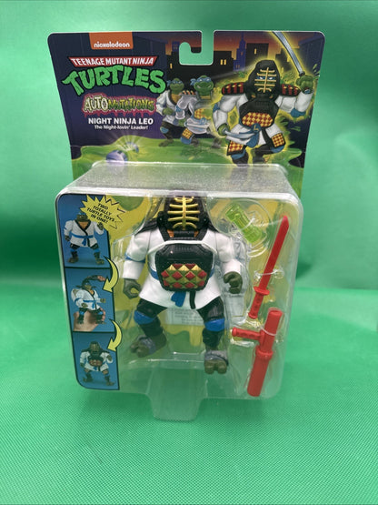 Teenage Mutant Ninja Turtles TMNT AutoMutations Night Ninja Leo Figure 2024