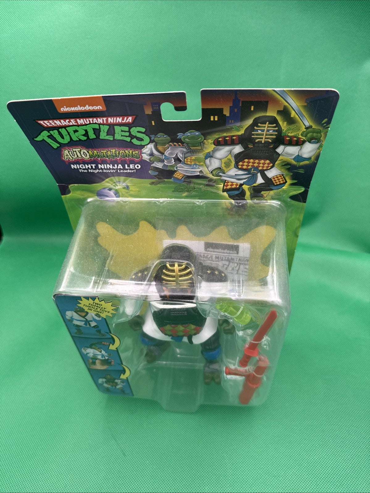 Teenage Mutant Ninja Turtles TMNT AutoMutations Night Ninja Leo Figure 2024