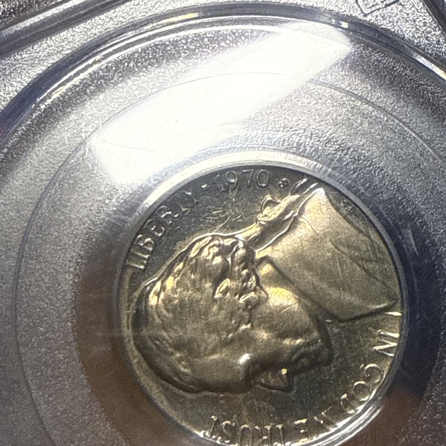 1970 S 5C Jefferson Nickel PCGS PR64 Light Toner
