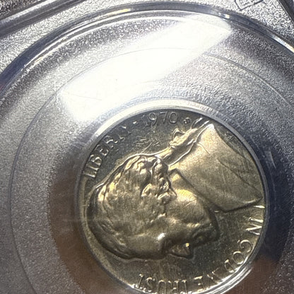 1970 S 5C Jefferson Nickel PCGS PR64 Light Toner