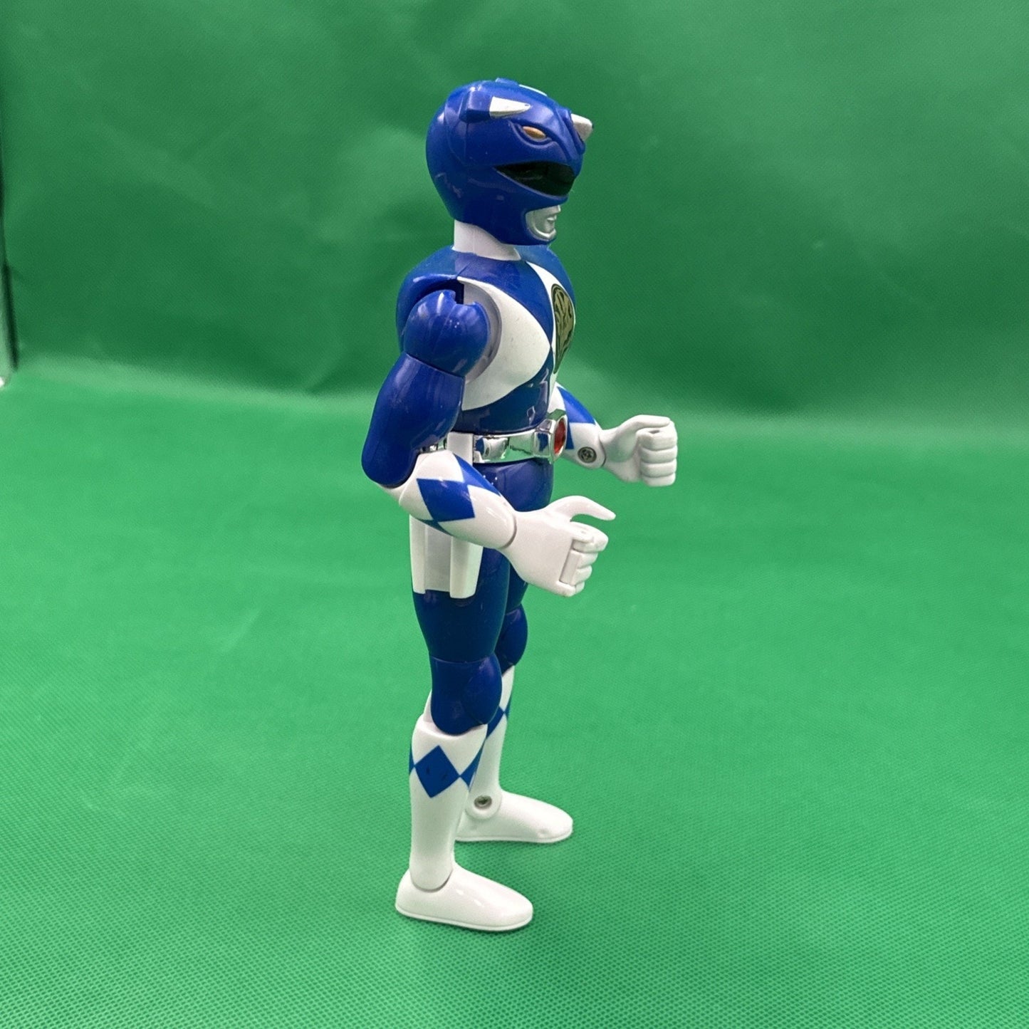 Vintage 1993 Mighty Morphin Power Rangers 8" Action Figure Blue Ranger Bandai