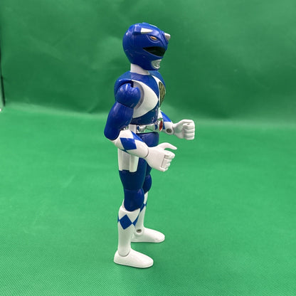 Vintage 1993 Mighty Morphin Power Rangers 8" Action Figure Blue Ranger Bandai