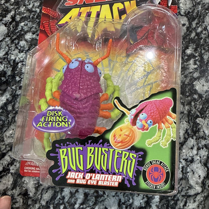 SPIDERMAN Sneak Attack 1998 Jack O’Lantern Bug Busters Action Figure Toy Biz