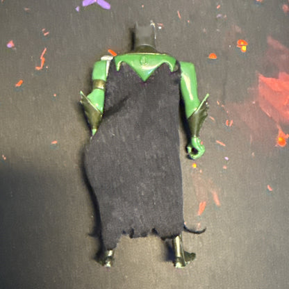 1998 DC Comics Green Batman 5" Figure w/ attached cloth CAPE !!!