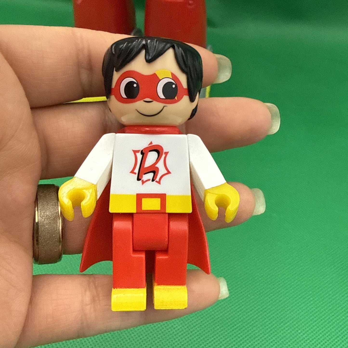 Ryan's Ryans Toy Review World Ultimate Red Titan 13” Robot Action Figure Toy